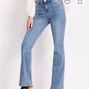 Stylish Blue Flare Women's Jeans